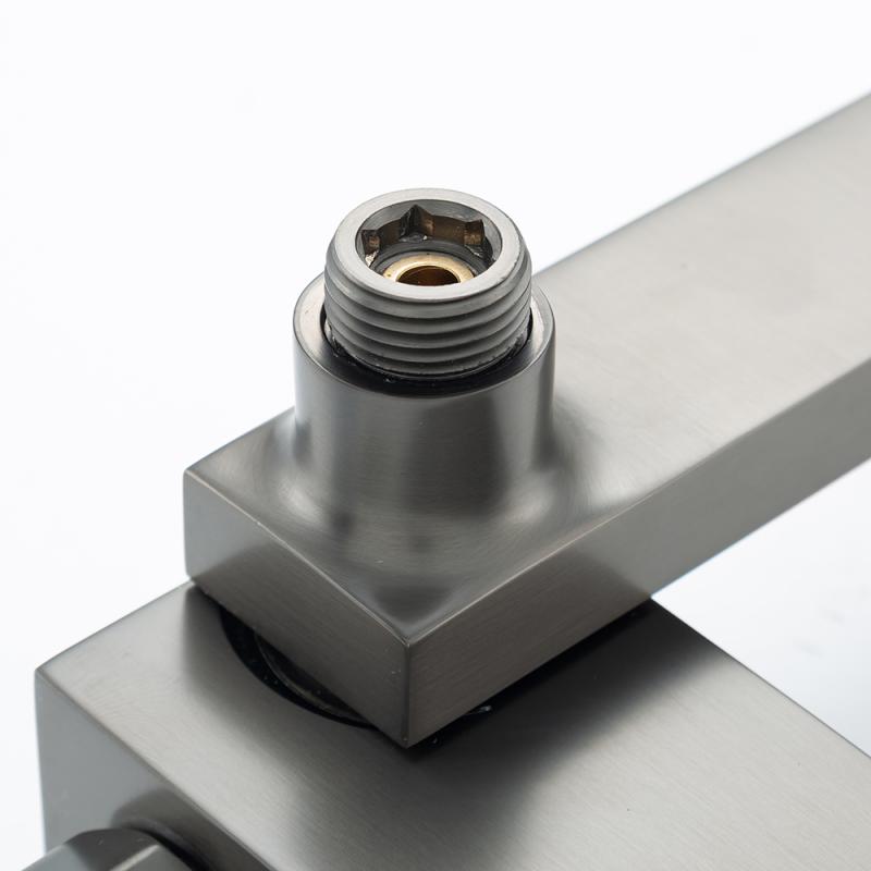 Смеситель для ванны Frap H91-9 F3291-9 оружейная сталь