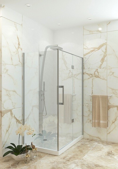 Душевое ограждение EvaGold JY035 NEW 80*120 прямоугольное