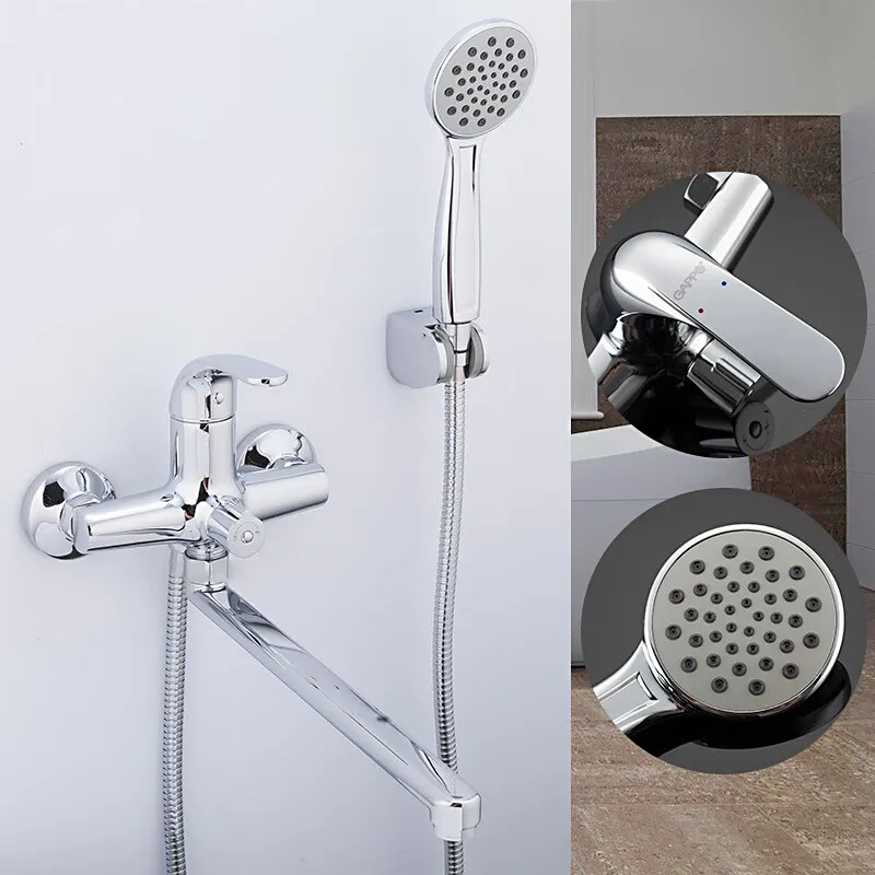 Смеситель для ванны Gappo G35 G2235 хром