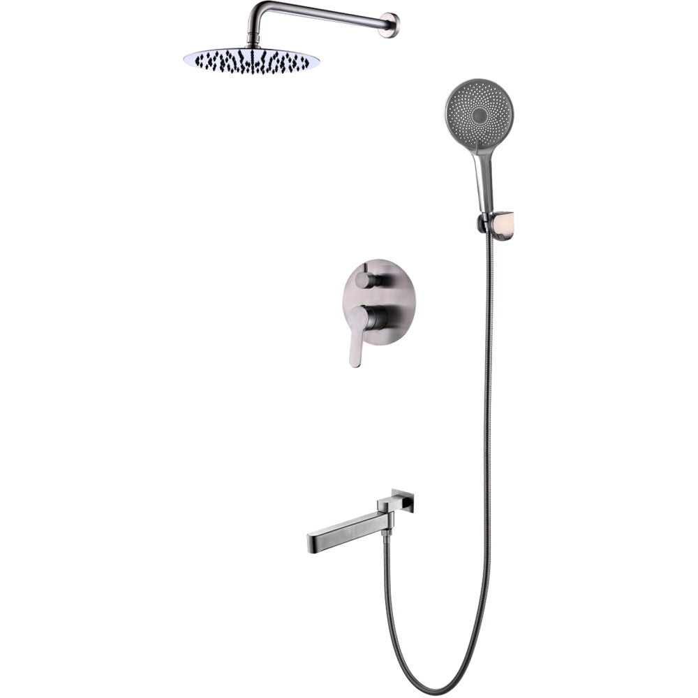 Встраиваемая душевая система Gappo G99-30 G7199-30 сатин