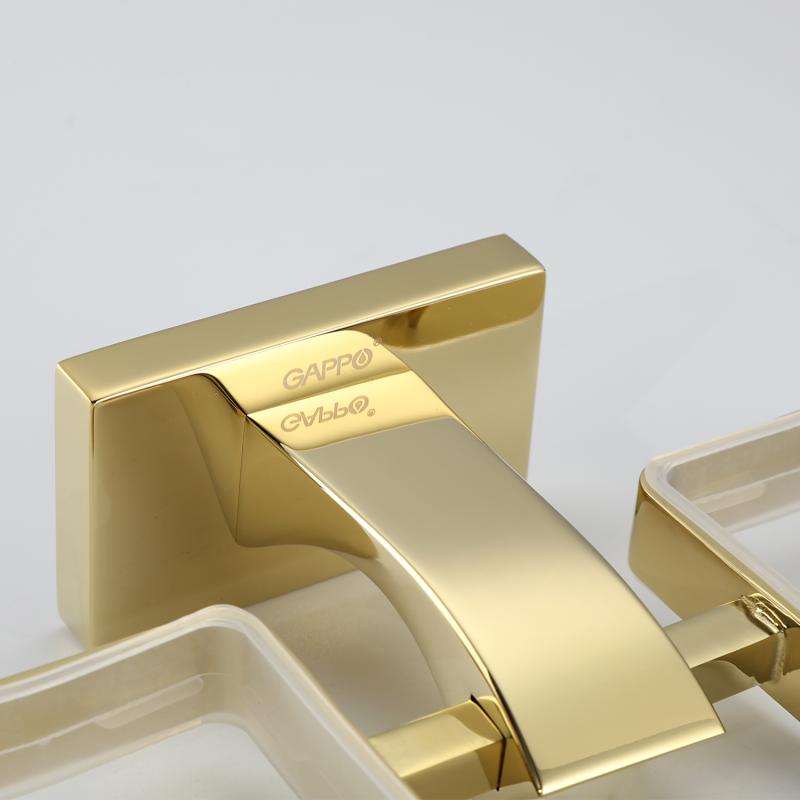 Стаканы для ванны Gappo G07-3 G0708-3 золото