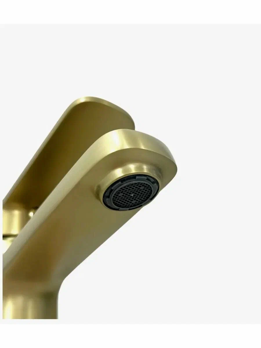 Смеситель для раковины Frap H61-3 F1061-3 золотой сатин