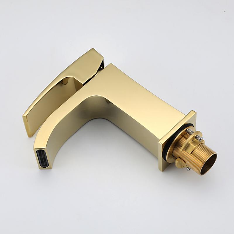 Смеситель для раковины Gappo G07-3 G1007-3 золото