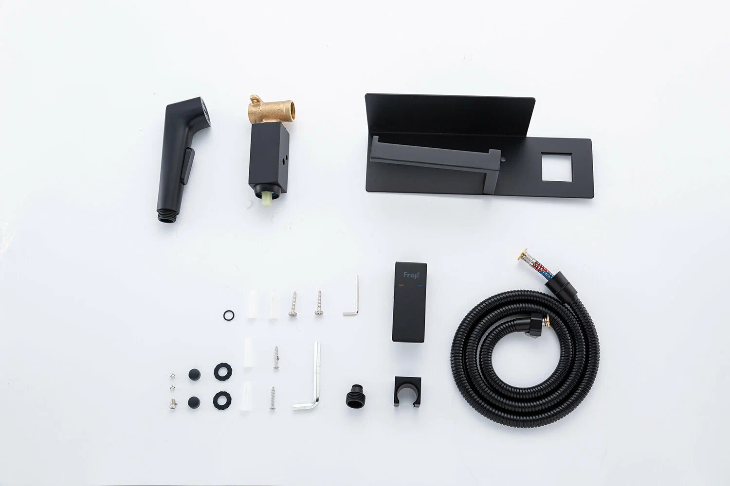 Гигиенический душ встраиваемый Frap H76-6 F2076-6 черный