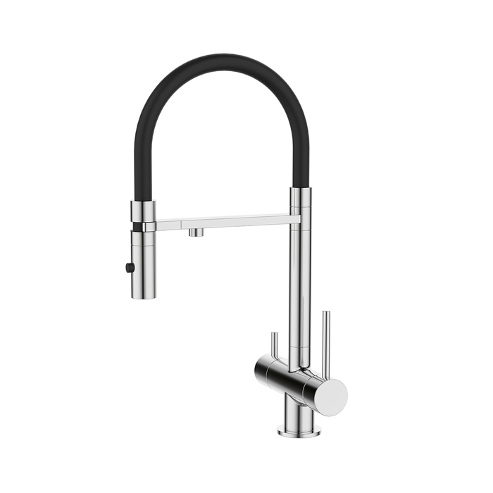 Смеситель для кухни с подключением фильтра Iddis Ace ACESBFFi05 хром-черный