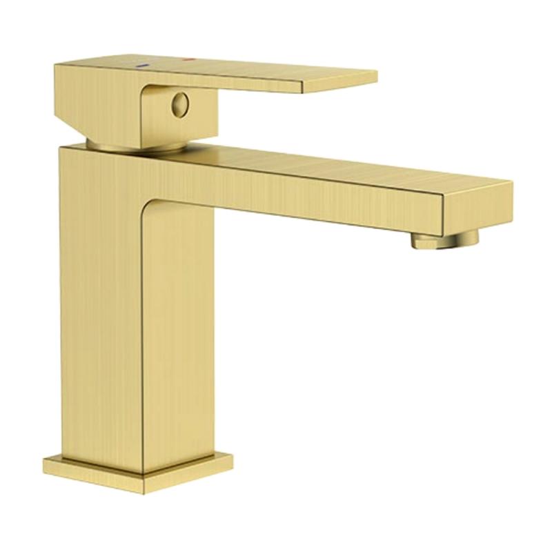 Смеситель для раковины Frap H91-3 F1091-3 золотой сатин