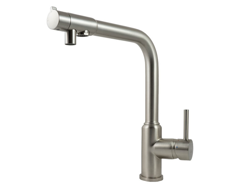 Смеситель для кухни с встроенным краном под питьевую воду Kaiser Teka 13044-5 Silver