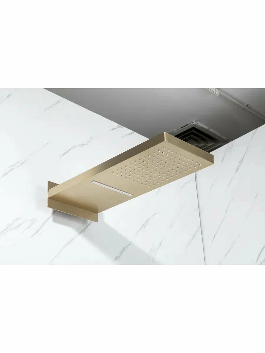 Встраиваемая душевая система Gappo G07 G7107-73 золотой сатин