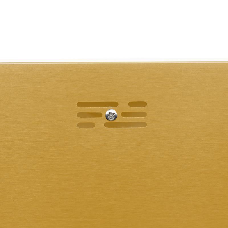 Мойка для кухни с коландером из нержавеющей стали Gappo G7246-3 золотой сатин