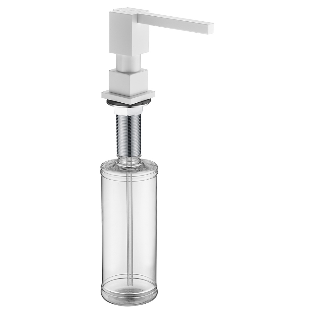 Белый встраиваемый дозатор для мойки Gappo G404-8