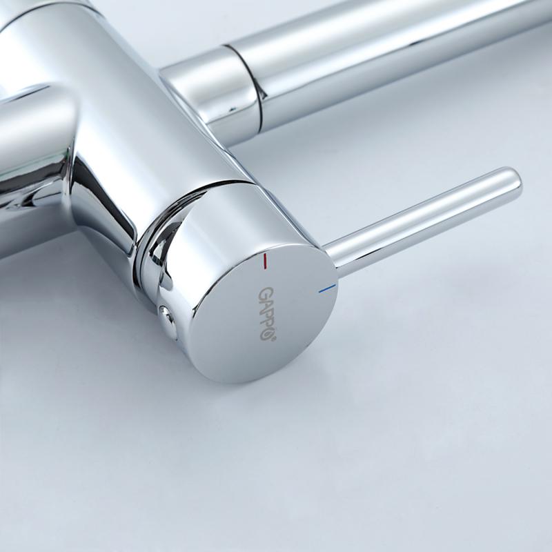 Смеситель для кухни с фильтром Gappo G97 G4397-80 хром