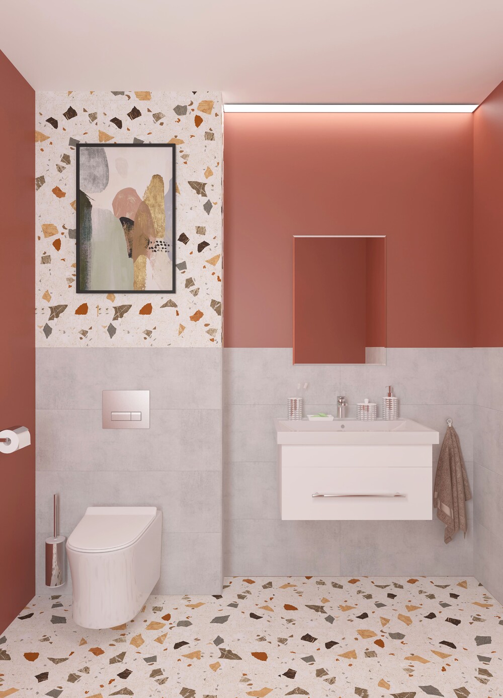 Тумба подвесная EvaGold Leader 60