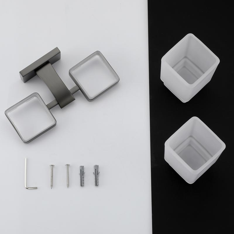 Стаканы для ванны Gappo G07-9 G0708-9 оружейная сталь