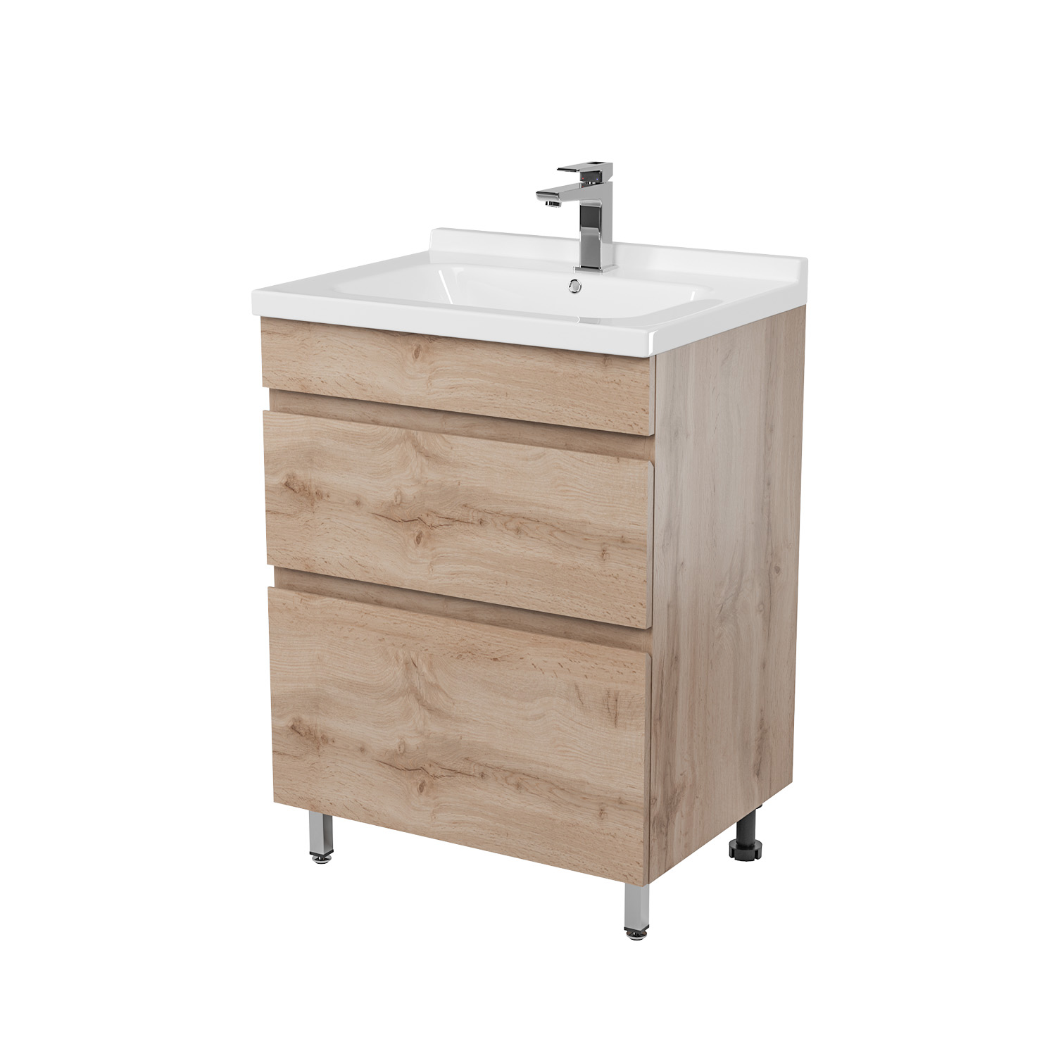 Напольная тумба Nova Karelia 80 дуб харбор золотой (Simple 80)