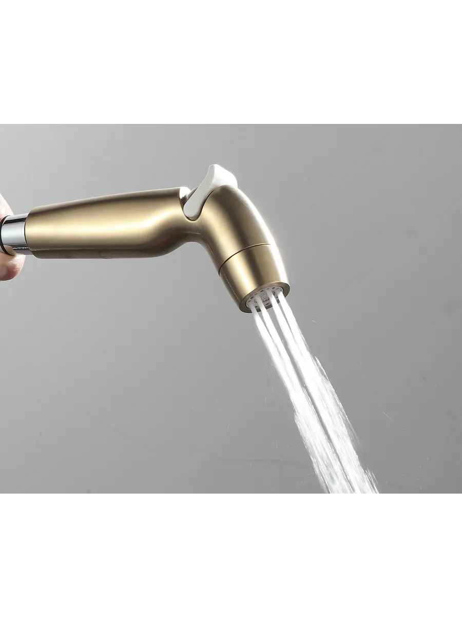 Гигиеническая лейка Gappo G37-3 золотой сатин