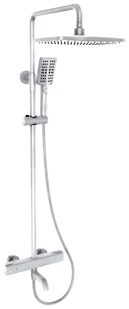 Душевая система с термостатом Gappo G2491-8 белый