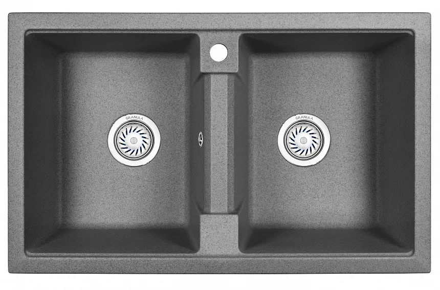 Кухонная мойка Granula GR-8101 Графит (черно-серый)