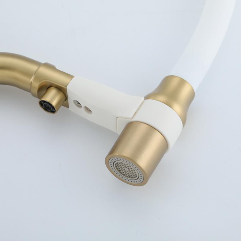 Смеситель для кухни с фильтром Frap H97 F4397-3 золотой сатин