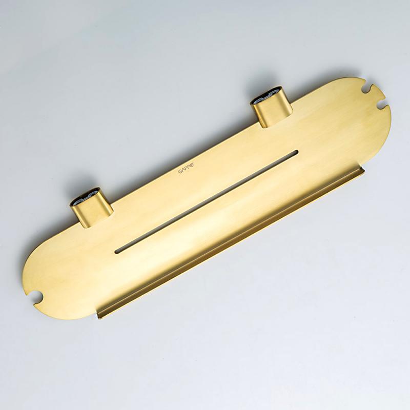 Полка для ванны Gappo G309-3 G30907-3 золотой сатин