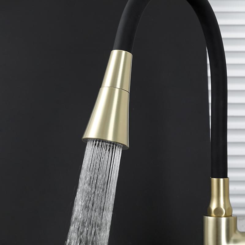 Смеситель для кухни Frap H44 F4044-3 золотой сатин