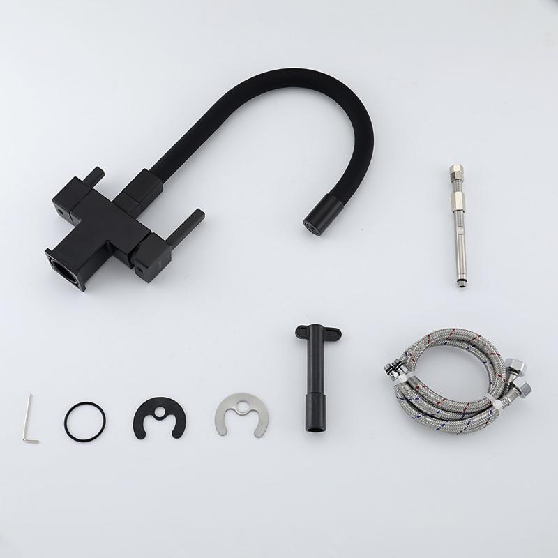 Смеситель для кухни с фильтром Gappo G95 G4395-36 черный