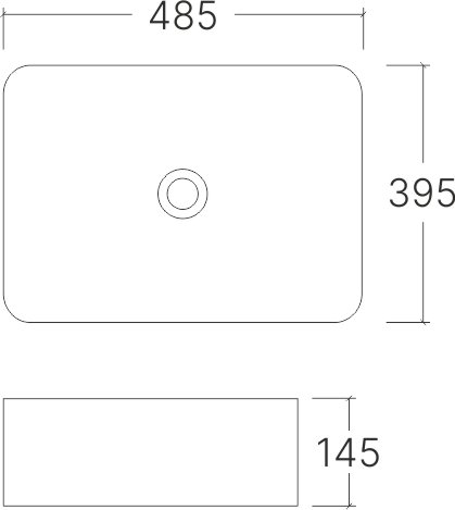 Накладная раковина Evagold A419 на столешницу