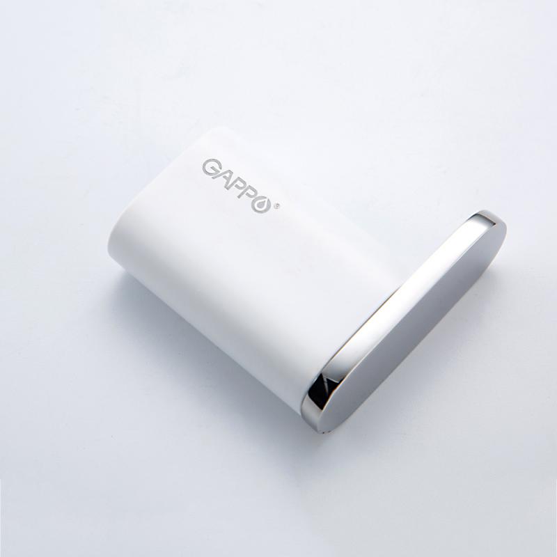 Крючок 1-й Gappo G309-8 G30905-18 белый-хром