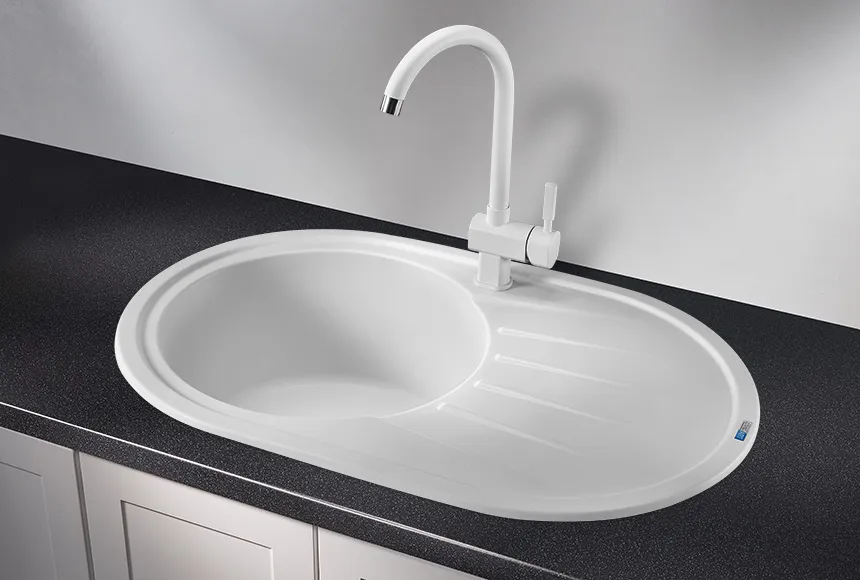 Кухонная мойка Granula Standart ST-7601 Белый