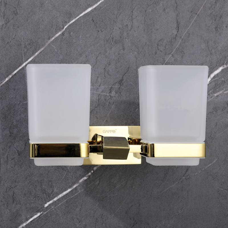 Стаканы для ванны Gappo G07-3 G0708-3 золото