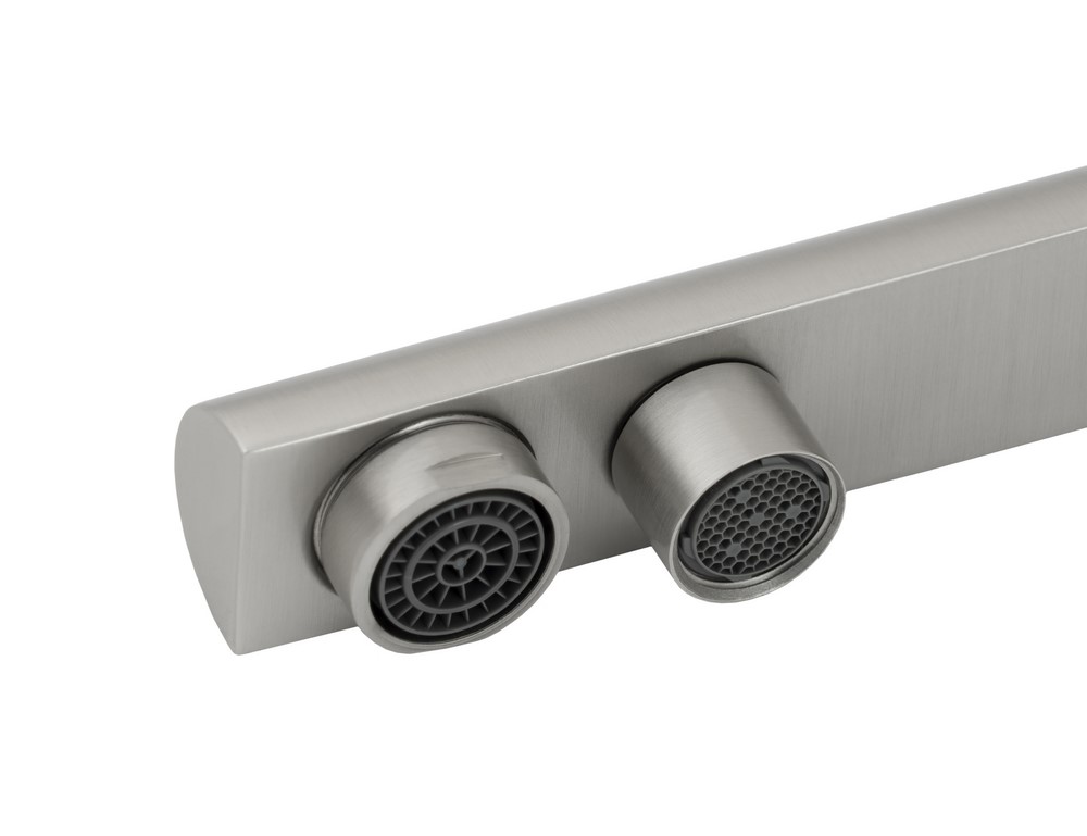 Смеситель для кухни с встроенным краном под питьевую воду Kaiser Decor 40144-5 Silver