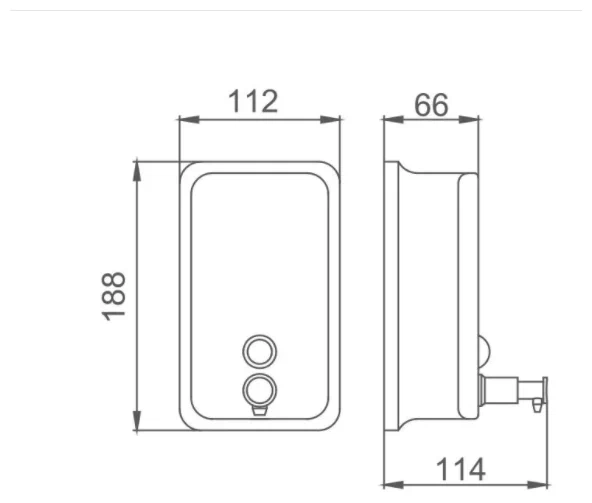 Диспенсер для жидкого мыла Frap F402