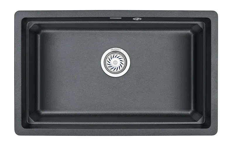 Кухонная мойка Granula KS-7303U Шварц (черный металлик)
