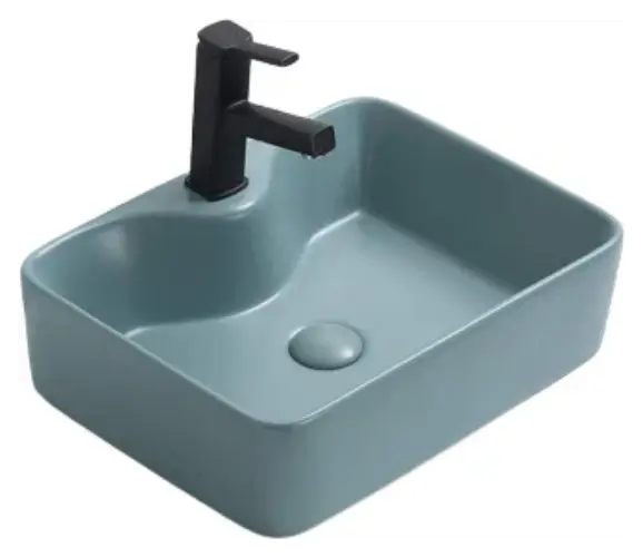 Накладная раковина CeramaLux 48 7291MLG-6 зеленая