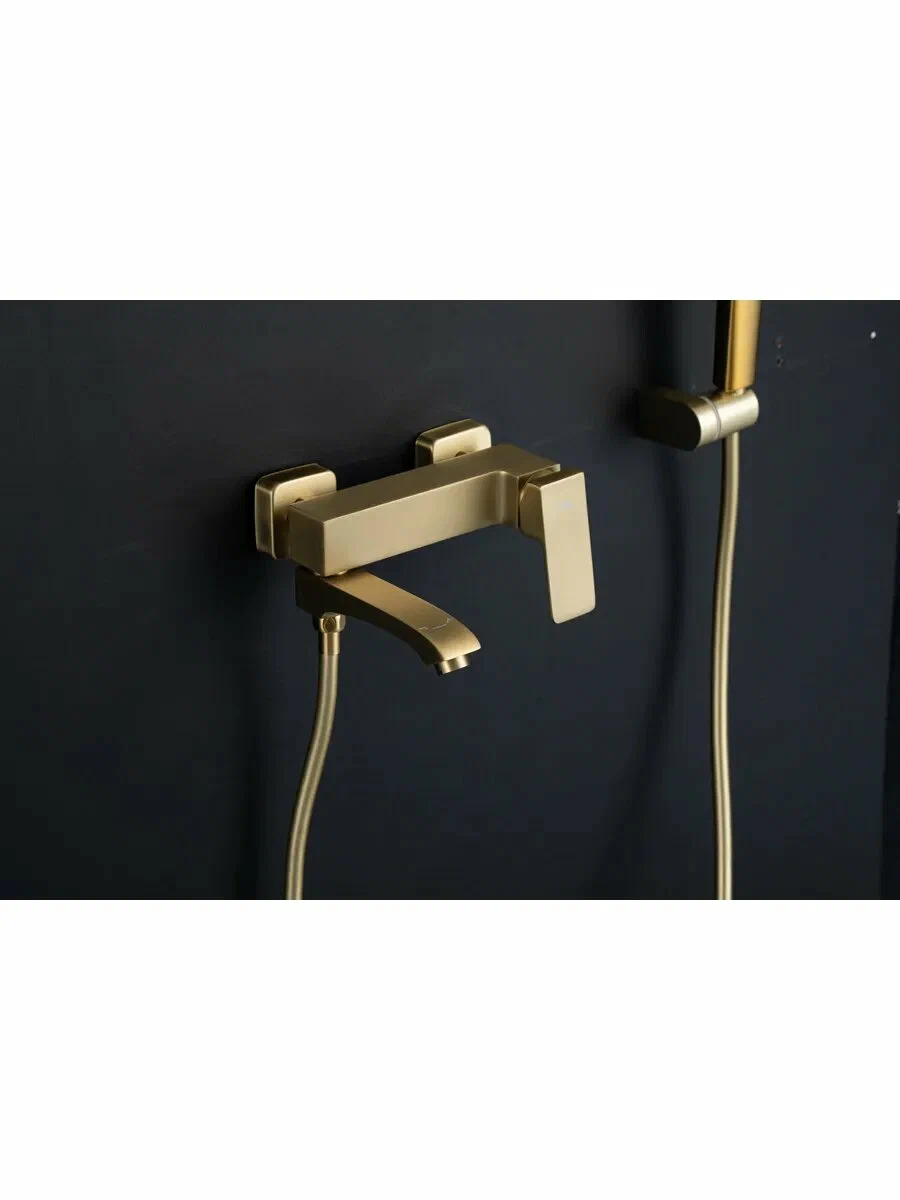 Смеситель для ванны Frap H76-3 F3276-3 золотой сатин