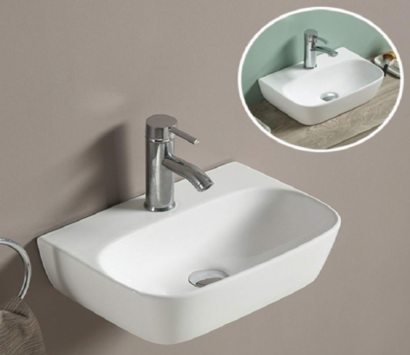 Подвесная/накладная раковина CeramaLux 42,5 N 78401 белая