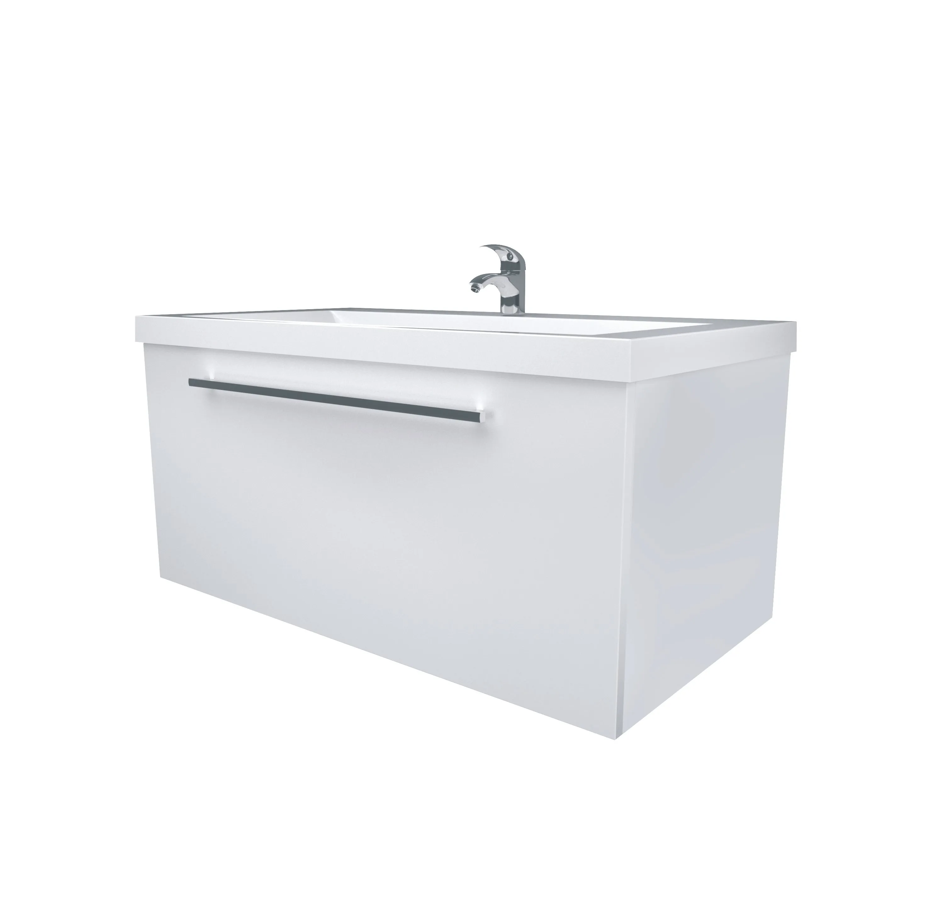 Тумба 1Marka Соната 90П 1в.я. Белый глянец