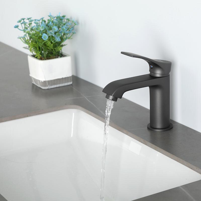 Смеситель для раковины Frap H75-9 F1075-9 графит