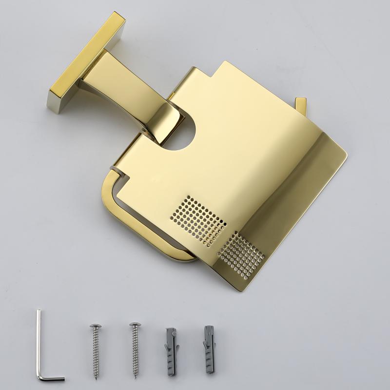 Держатель туалетной бумаги Gappo G07-3 G0703-3 золото