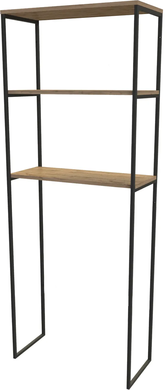 Шкаф 1Marka Grunge Loft над стир. машиной 170*65 Дуб вотан