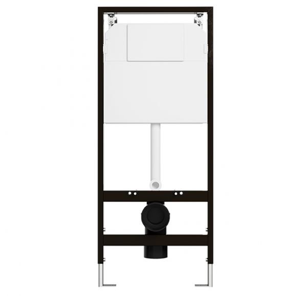 Система инсталляции Sole для подвесного унитаза, рама + крепление (с бачком, без клавиши)