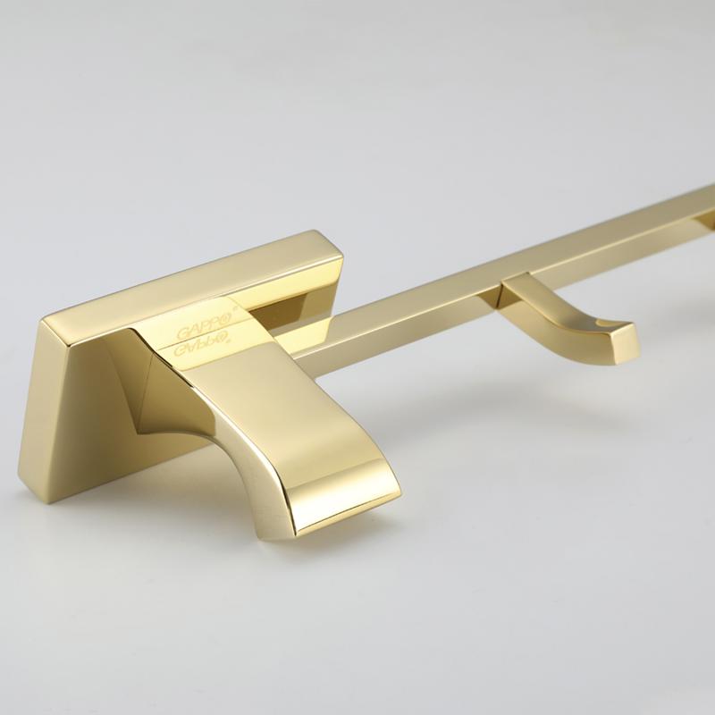 Планка с 4-мя крючками Gappo G07-3 G0716-43 золото