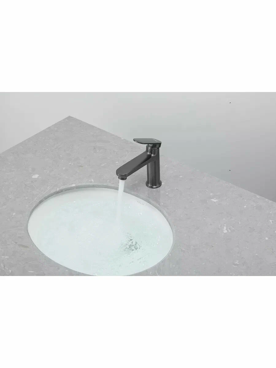 Смеситель для раковины Frap H85-9 F1085-9 оружейная сталь