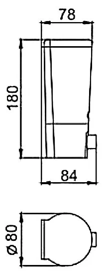 Диспенсер для жидкого мыла Frap F406