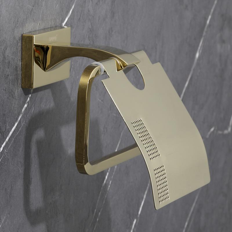 Держатель туалетной бумаги Gappo G07-3 G0703-3 золото