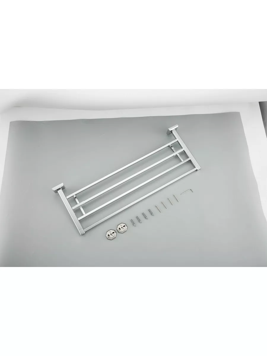 Полка с полотенцедержателем для ванны Gappo G38 G3824 хром