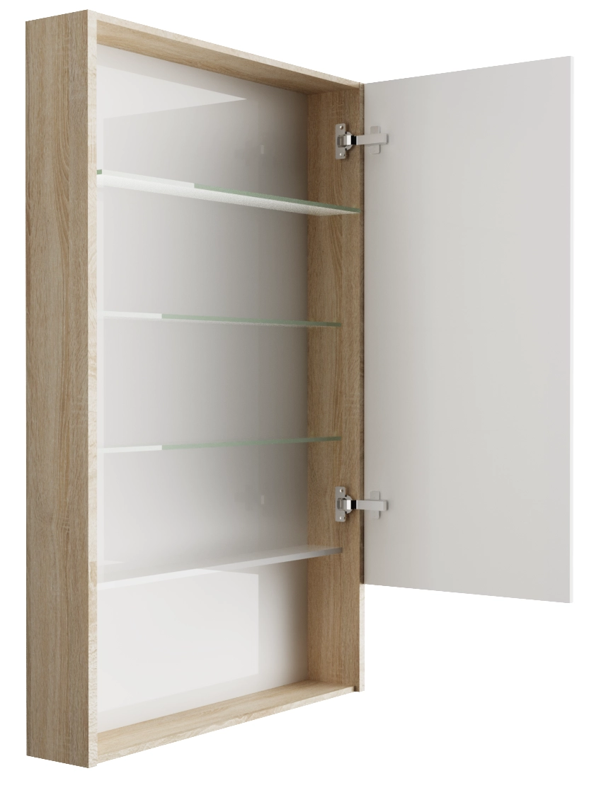 Зеркало-шкаф 1Marka Mira 60 Дуб Сонома