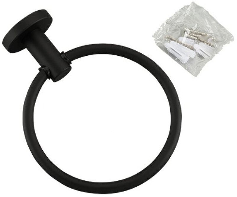 Черный полотенцедержатель Frap 302 F30204