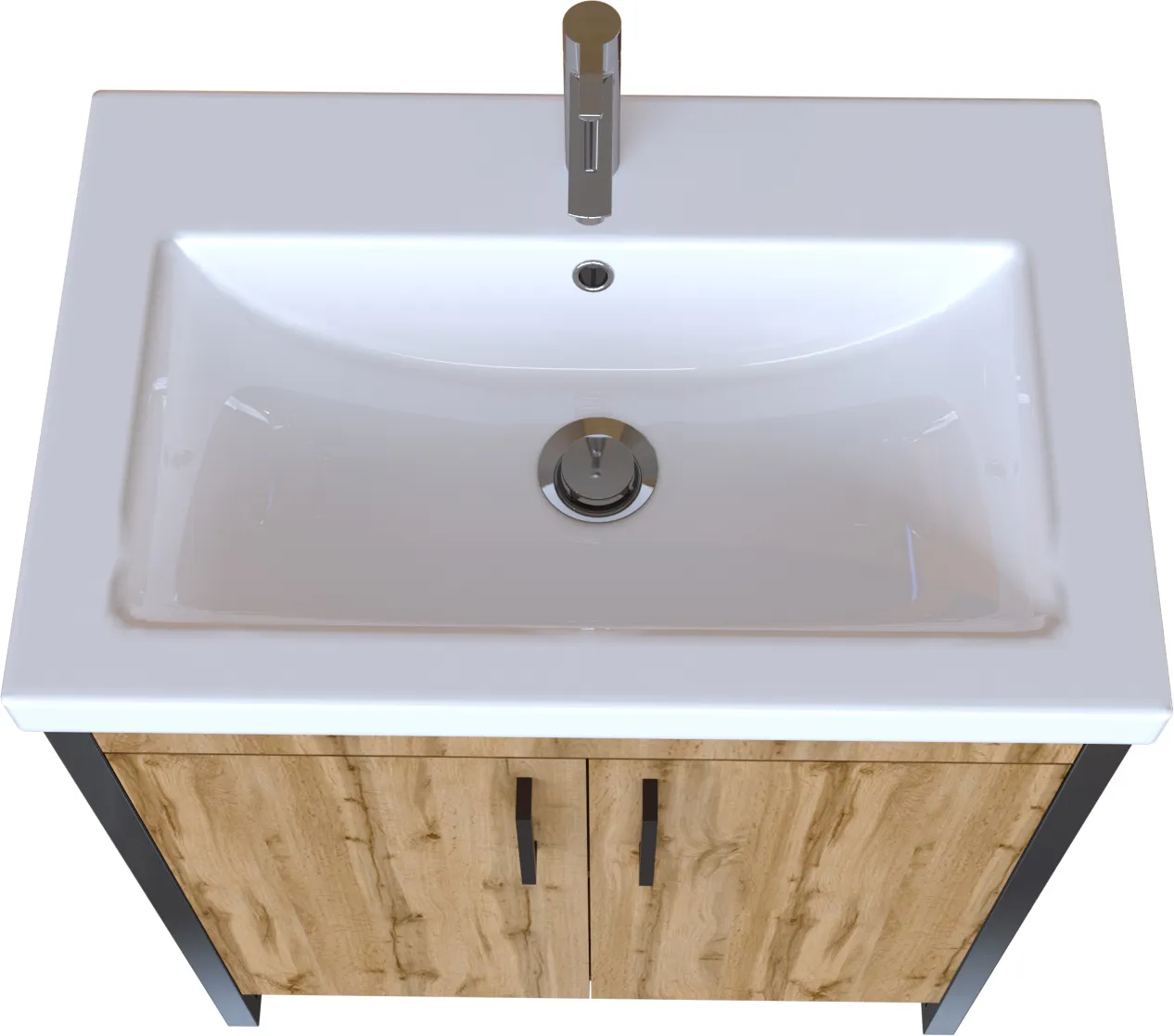 Тумба 1Marka Grunge Loft 70Н 2д Дуб Вотан