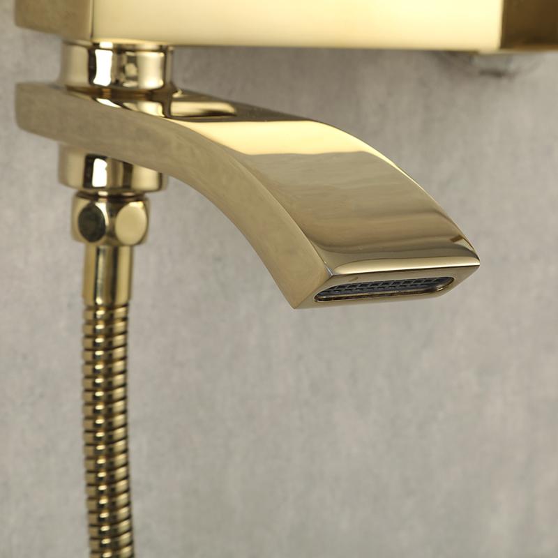 Смеситель для ванны Gappo G07-3 G3207-3 золото