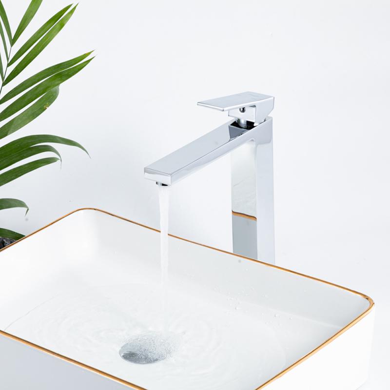 Высокий смеситель для раковины Frap H91 F1091-2 хром